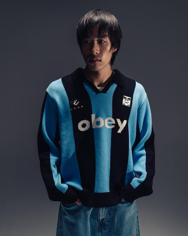 Obey Soccer jersey sweater | 151000090-LBL | AFEW STORE